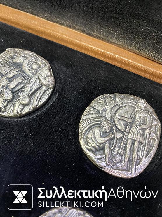 Συλλογή Ασημένιων Μεταλλίων "ΜΕΓΑΣ ΑΛΕΞΑΝΔΡΟΣ" της Αντίκα
