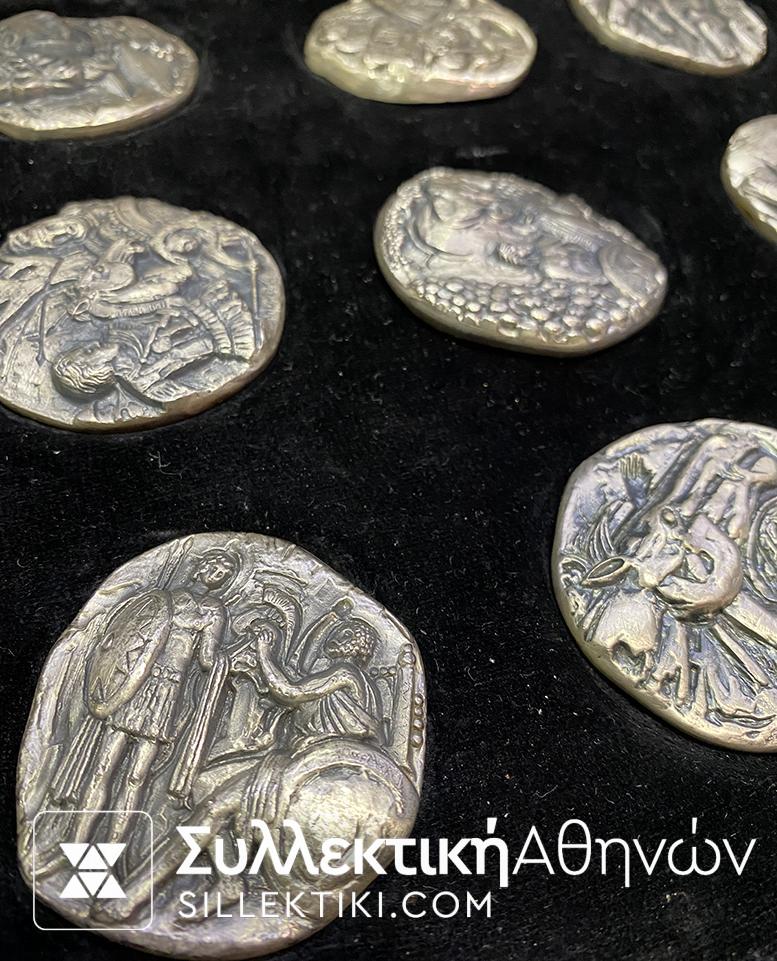 Συλλογή Ασημένιων Μεταλλίων "ΜΕΓΑΣ ΑΛΕΞΑΝΔΡΟΣ" της Αντίκα