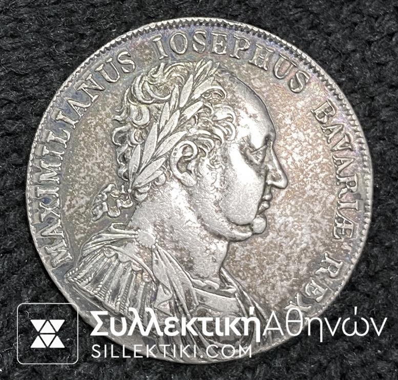 GERMAN STATES (BAVARIA) Thaler 1818 XF