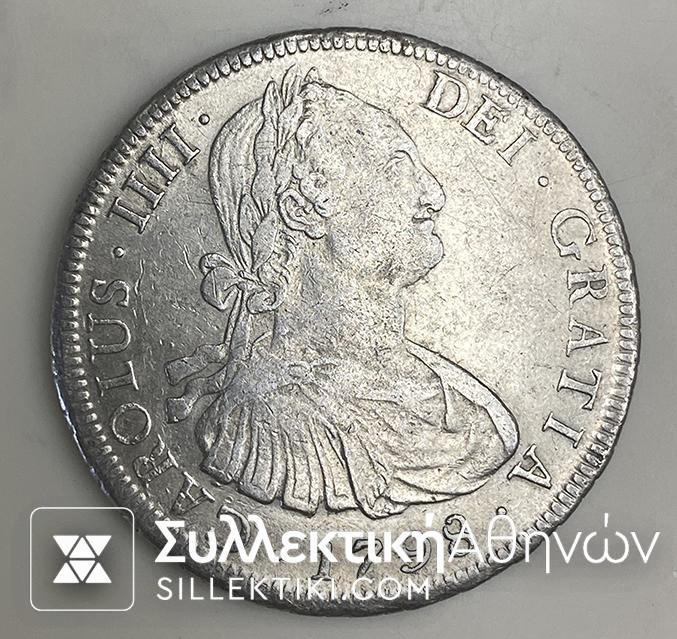 BOLIVIA 8 Real 1798 XF/AU