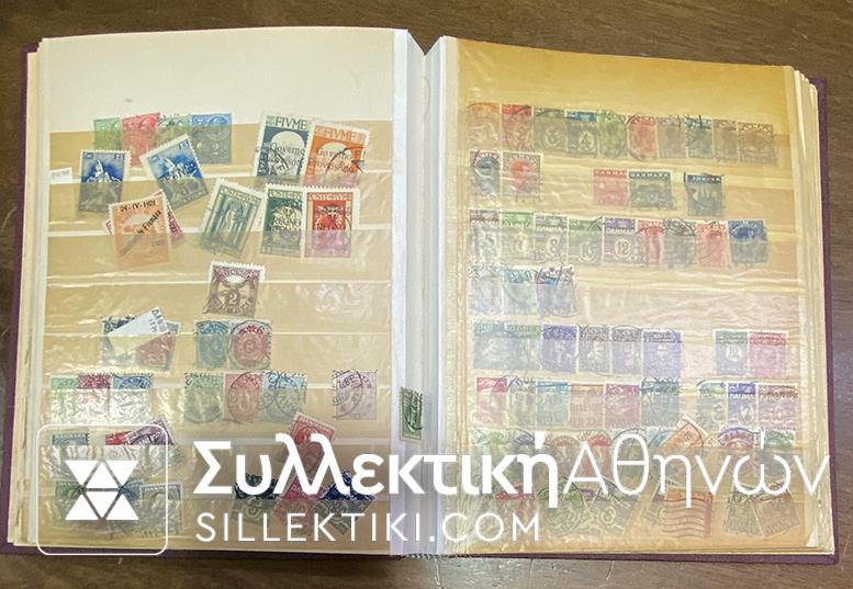 Συλλογή με παλιά κλασικά γραμματόσημα