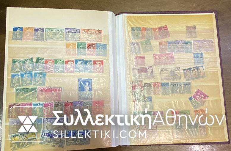 Συλλογή με παλιά κλασικά γραμματόσημα