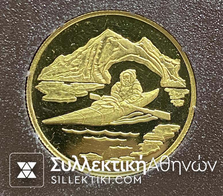 ΚΑΝΑΔΑΣ 100 Δολλάριο 1979 Χρυσό στο κουτί του