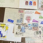 ΓΙΒΡΑΛΤΑΡ Συλλογή 19 Φάκελα , κάρτες κλπ