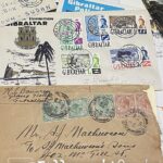 ΓΙΒΡΑΛΤΑΡ Συλλογή 19 Φάκελα , κάρτες κλπ