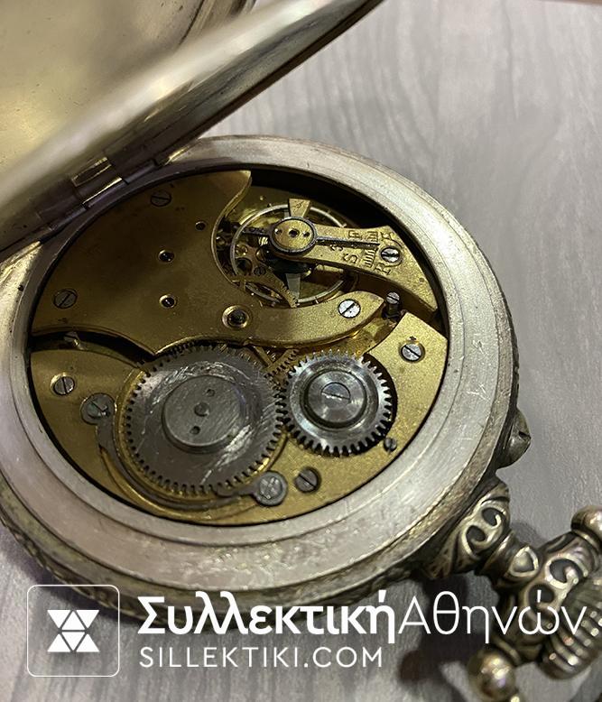 Ρολόι τσέπης OBRA Πολύ μεγάλη διάσταση σκαλιστό