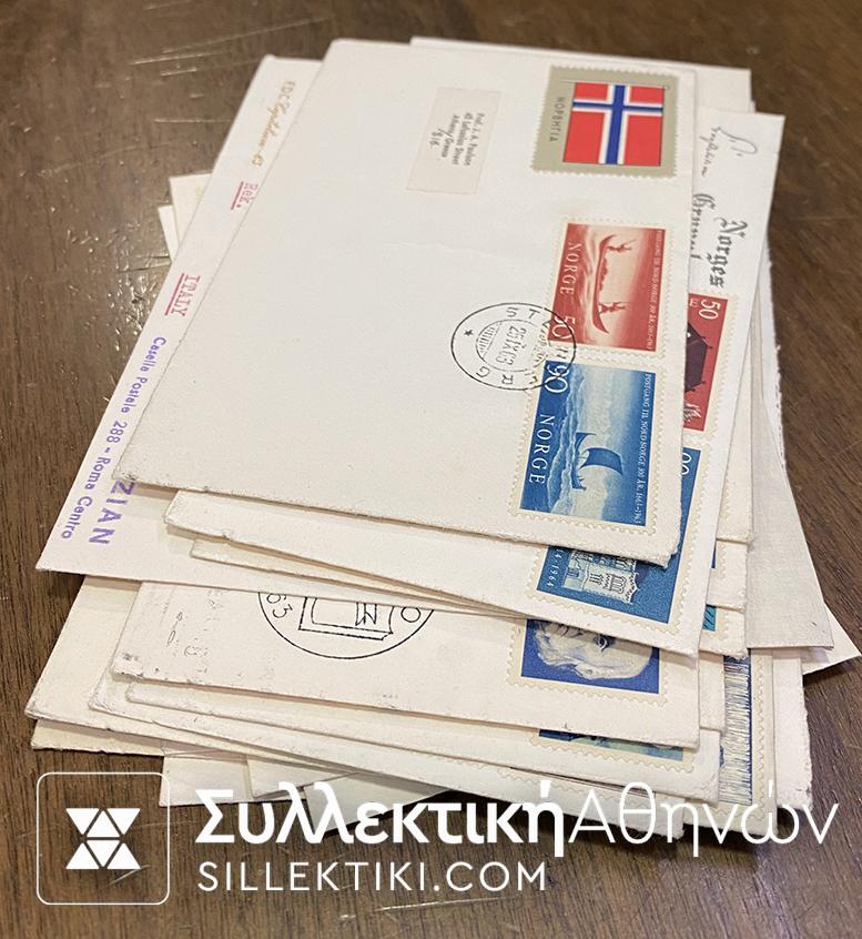 ΝΟΡΒΗΓΙΑ 20 FDC Ελληνικού ενδιαφέροντος