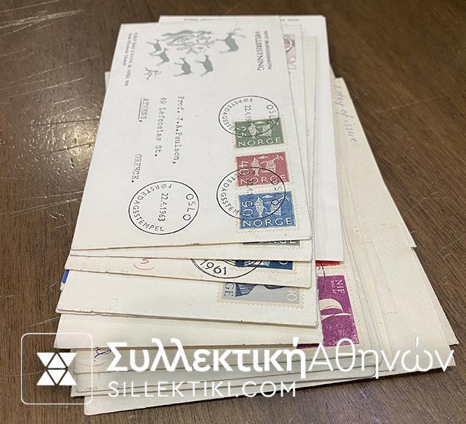 ΝΟΡΒΗΓΙΑ 20 FDC Ελληνικού ενδιαφέροντος