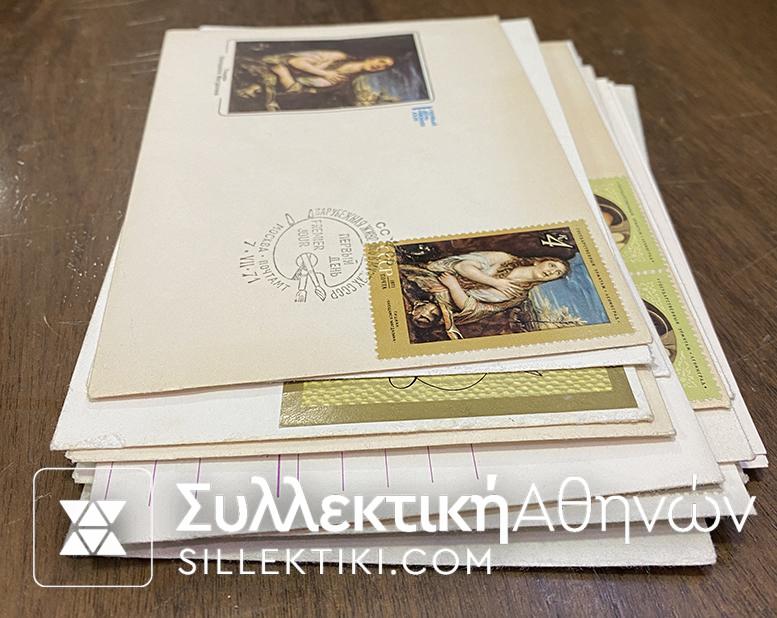 ΡΩΣΙΑ 20 Φάκελα Πρώτης Μέρας Κυκλοφορίας Δεκαετίας 60