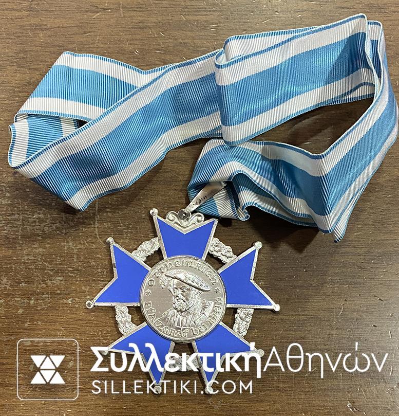 Large Medal With Enamel