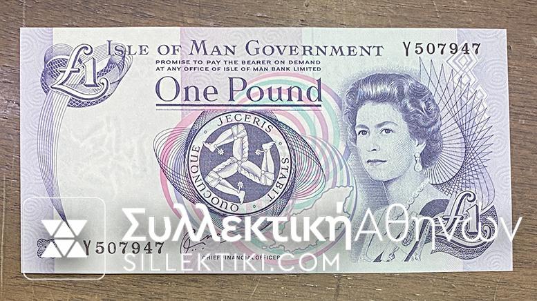 ISLE OF MAN 1 Pound 1979 UNC