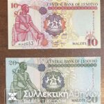 LESOTHO 10 and 20 Maloti 2005 UNC