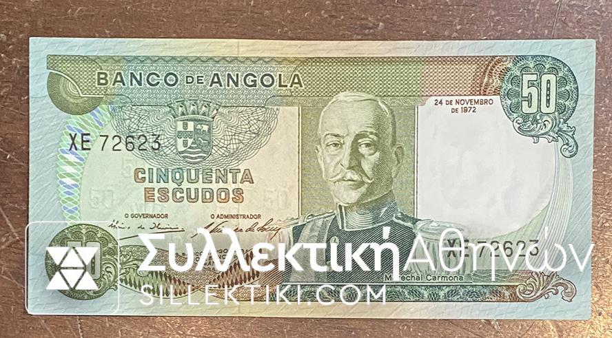 ANGOLA 50 Escudos 1972 UNC