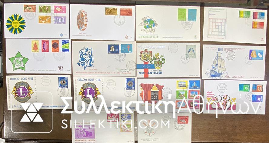 NETHERLANDS ANTILLEN 14 FDC