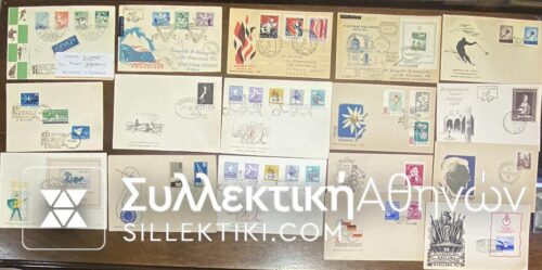 POLAND 17 FDC 60s