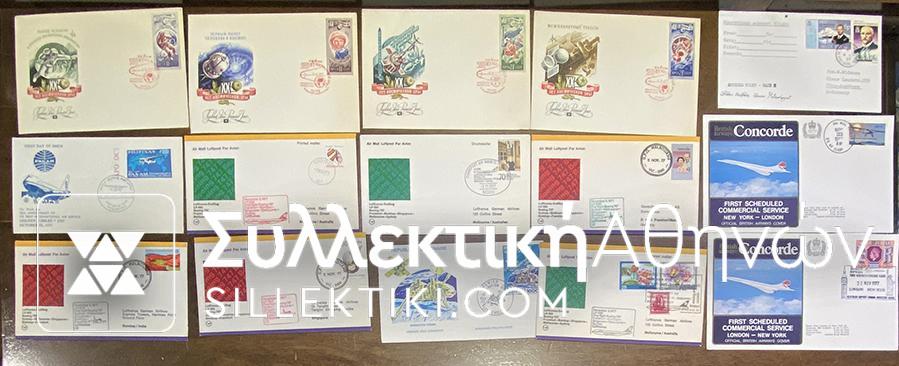 15 Covers First Flight and FDC
