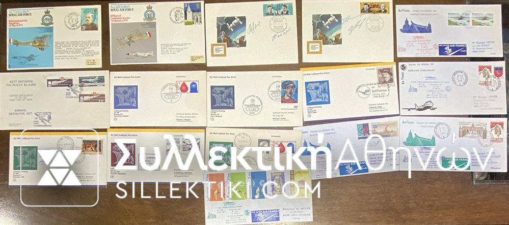 15 Covers First Flight and FDC