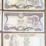 CYPRUS Collection of 14 Different Notes of 1 Pound XF to AU