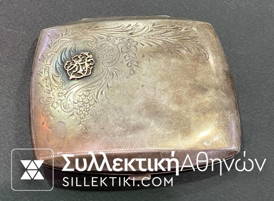 Silver Greek Cigarette box