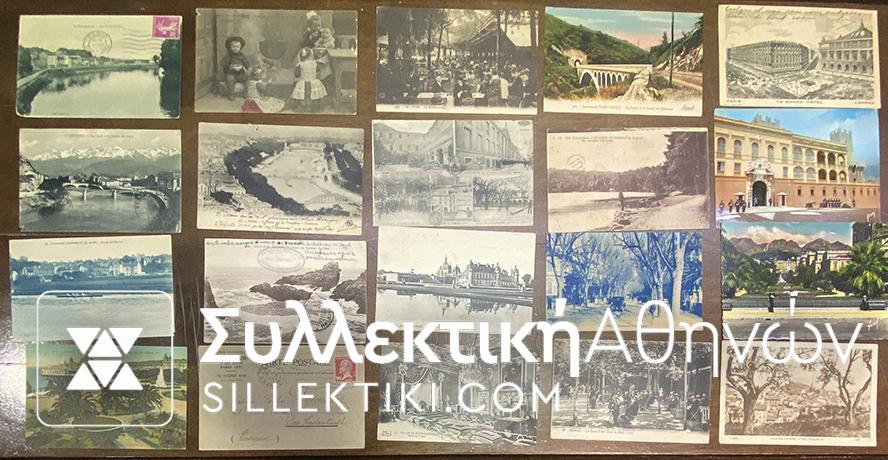 FRANCE 20 Old Postcard