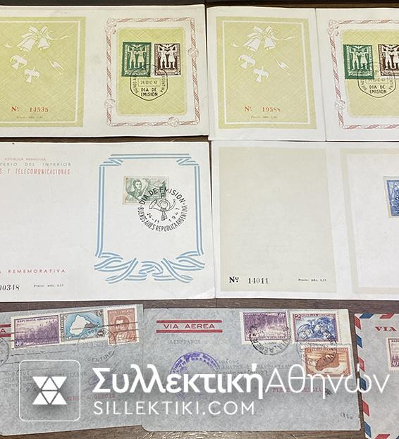 ΑΡΓΕΝΤΙΝΗ 25 Κάρτες και Φάκελοι ΠΑΛΙΟΙ