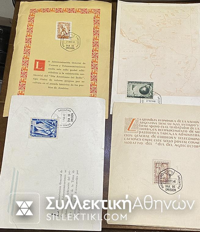 ΑΡΓΕΝΤΙΝΗ 25 Κάρτες και Φάκελοι ΠΑΛΙΟΙ