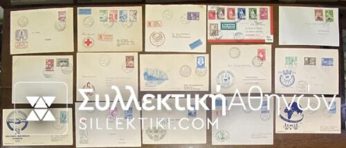 FINLAND 14 FDC 50s 60s