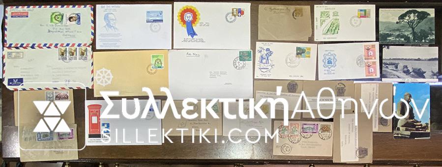 CEYLON 18 Covers/Cards and 4 Raper