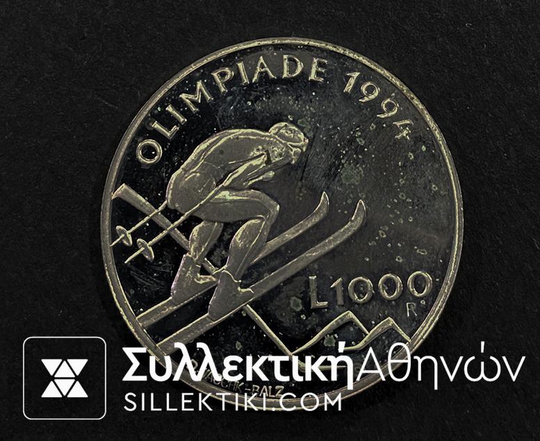 SAN MARINO 1000 lire 1994 Proof Au