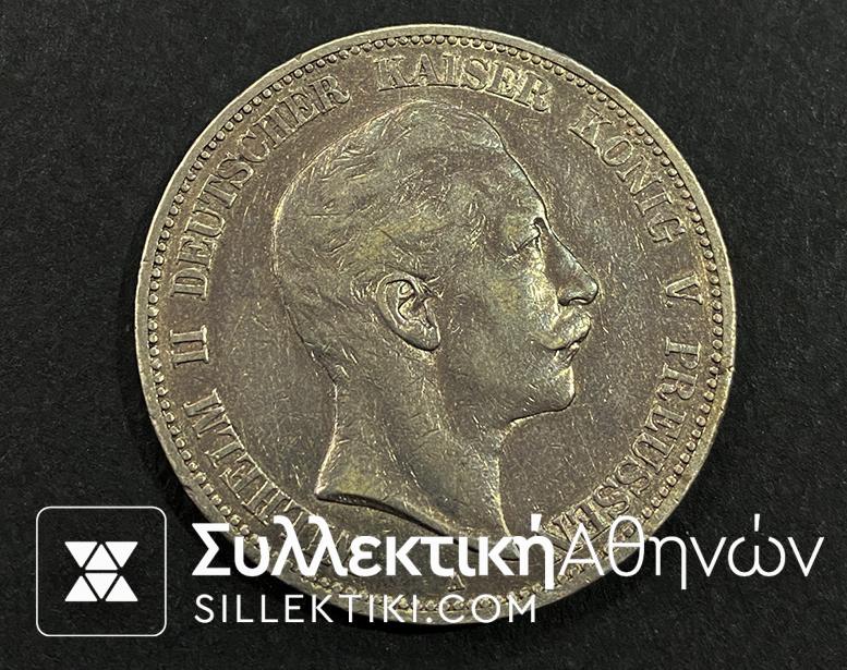 GERMANY Prussia 5 Mark 1903 XF
