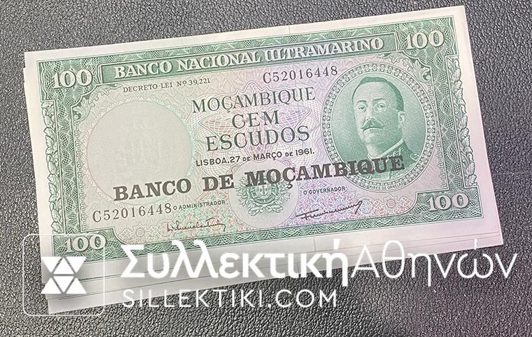 MOZAMBIQUE 100Escudos 1961 unc