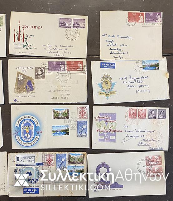 ΑΥΣΤΡΑΛΙΑ 20 Φάκελοι Πρώτης Μέρας Κυκλοφορίας