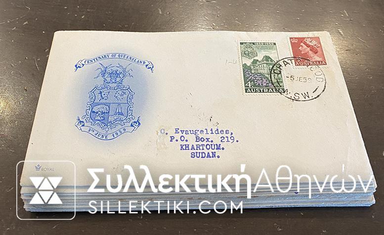ΑΥΣΤΡΑΛΙΑ 20 Φάκελοι Πρώτης Μέρας Κυκλοφορίας