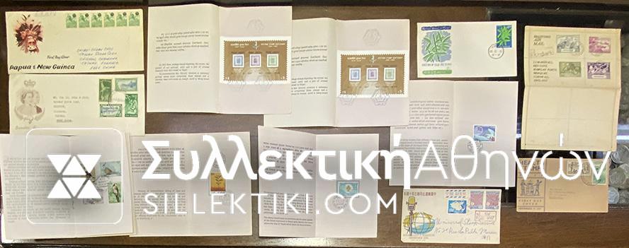 8 FDC China and 4 English Colonies