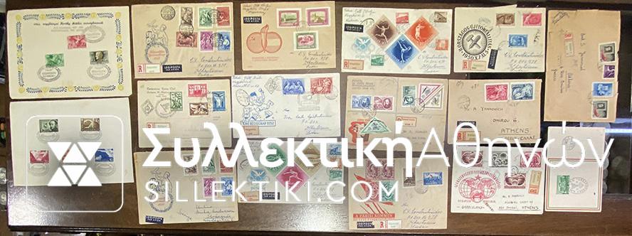 HUNGARY 156 FDC 50s and 60s