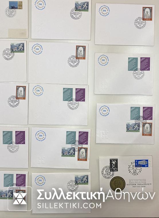 ΙΡΛΑΝΔΙΑ 23 Φάκελοι πρώτης μέρας κυκλοφορίας