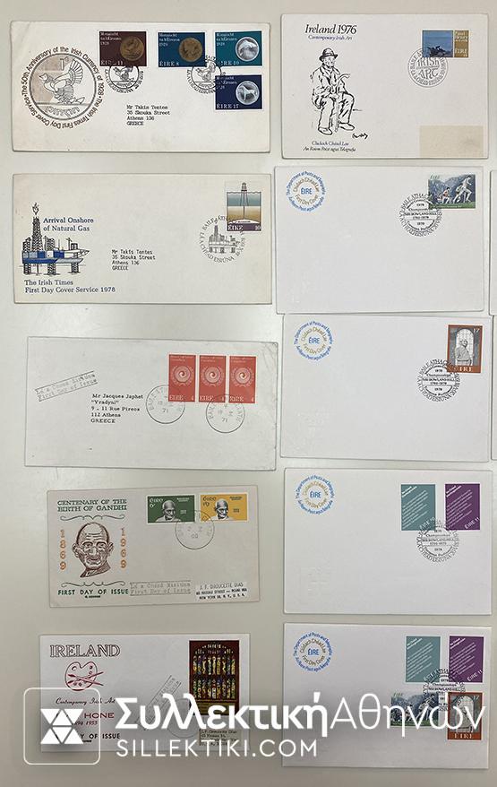 ΙΡΛΑΝΔΙΑ 23 Φάκελοι πρώτης μέρας κυκλοφορίας