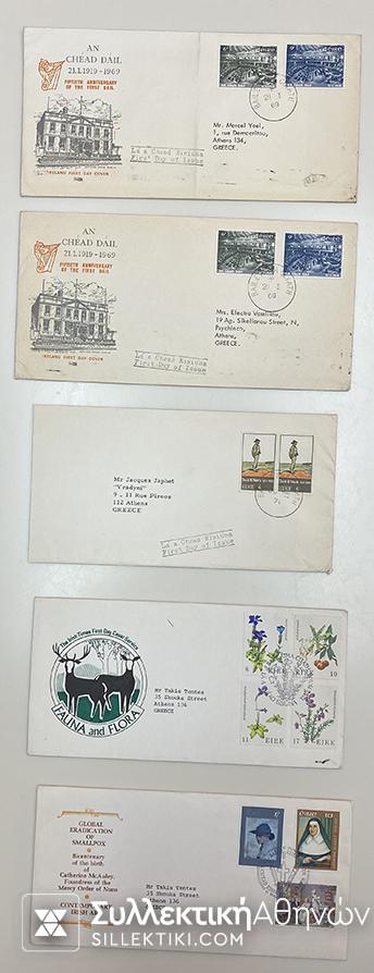 ΙΡΛΑΝΔΙΑ 23 Φάκελοι πρώτης μέρας κυκλοφορίας