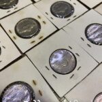 USA Collection of 16 UNC (some silver) coins different of 5 Cents 1941-1955