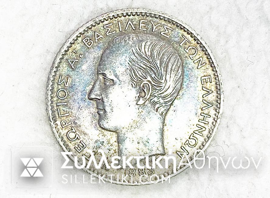 1 Drachma 1883 AU/UNC