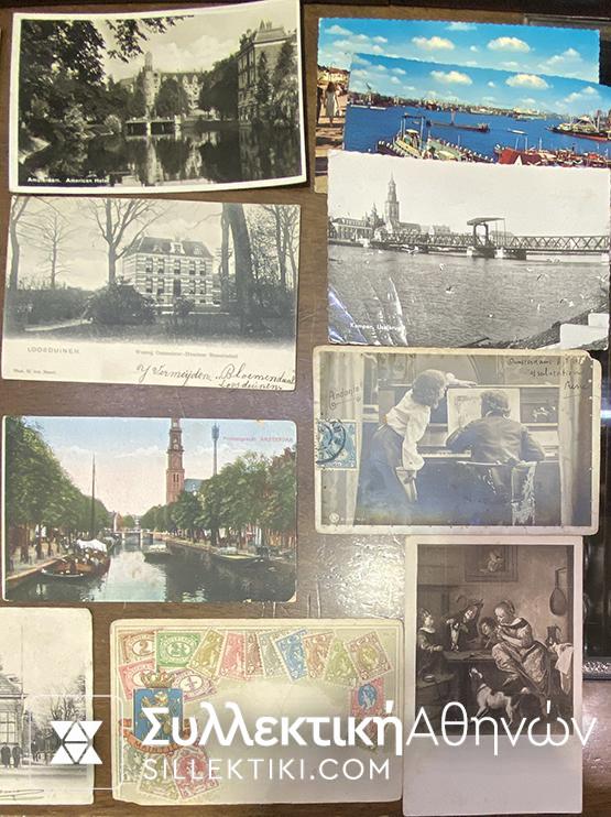 ΟΛΛΑΝΔΙΑ 22 Καρτ ποσταλ οι περισσότερες ταχυδρομημένες πολλές παλιές