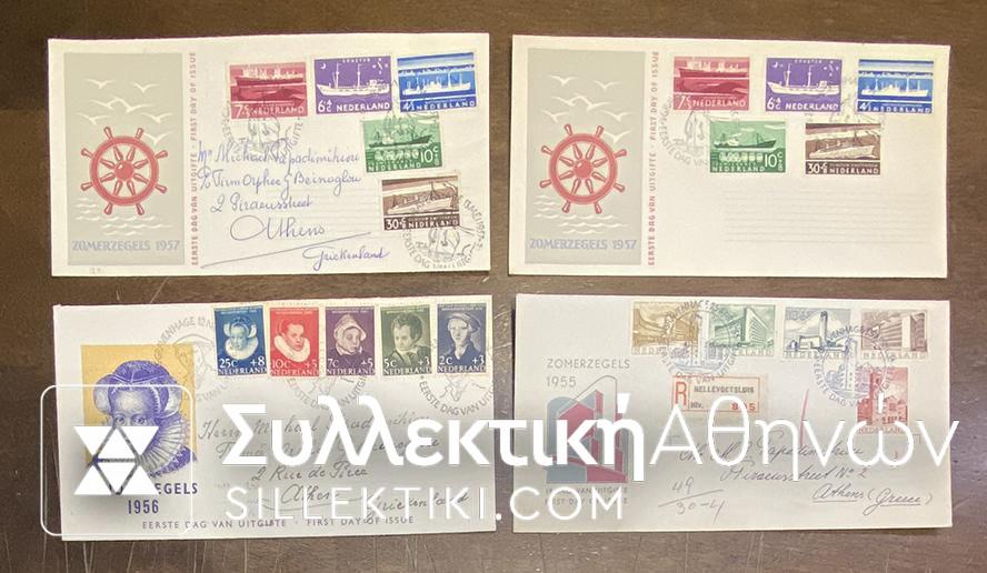 NETHERLAND FDC 13/5/1957