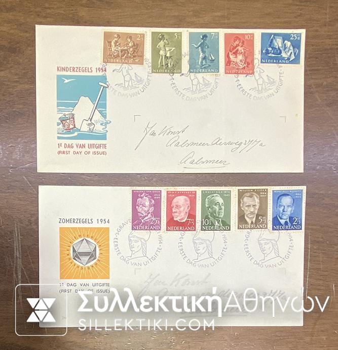 NETHERLAND FDC 1/5/1954