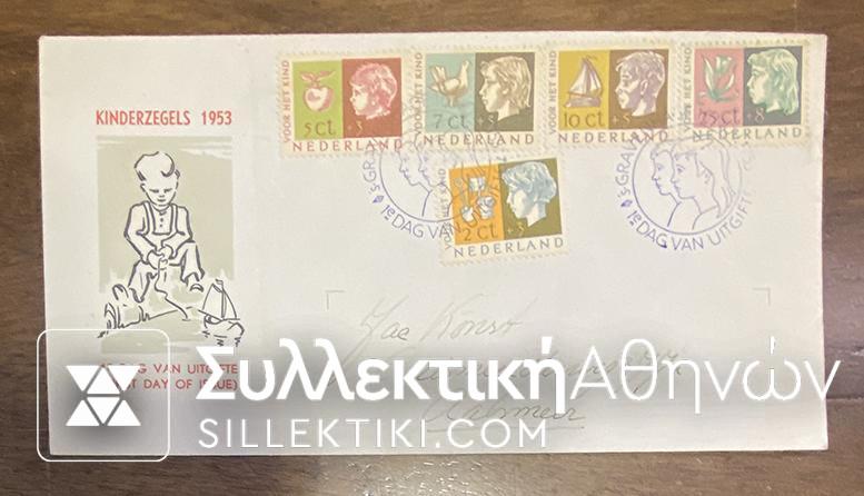 NETHERLAND FDC 1/6/1953