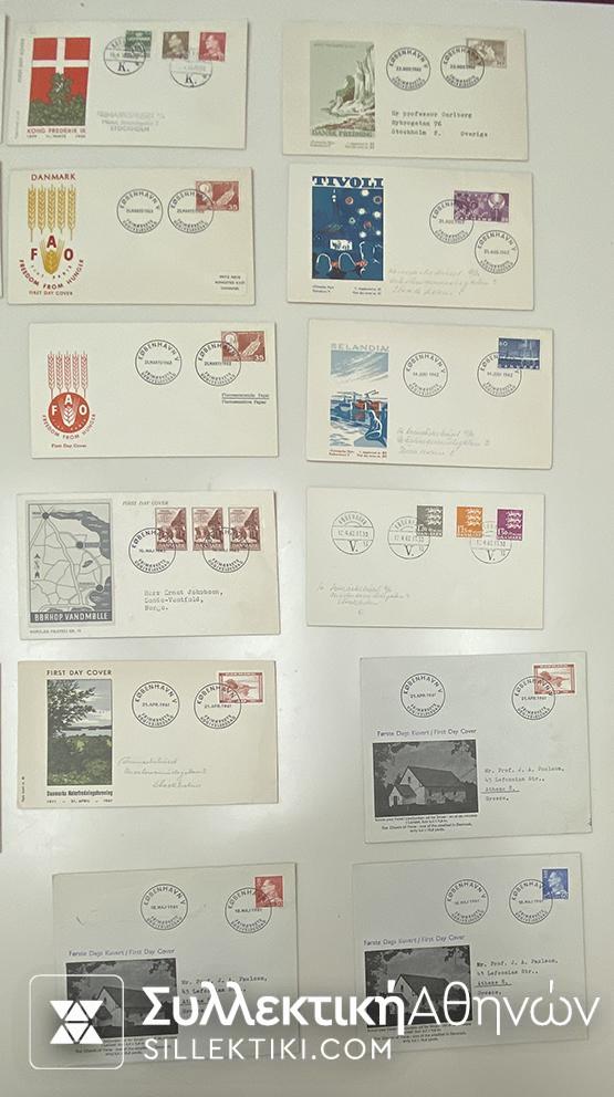 ΔΑΝΙΑ 35 FDC 1961/64