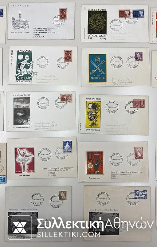 ΔΑΝΙΑ 35 FDC 1961/64