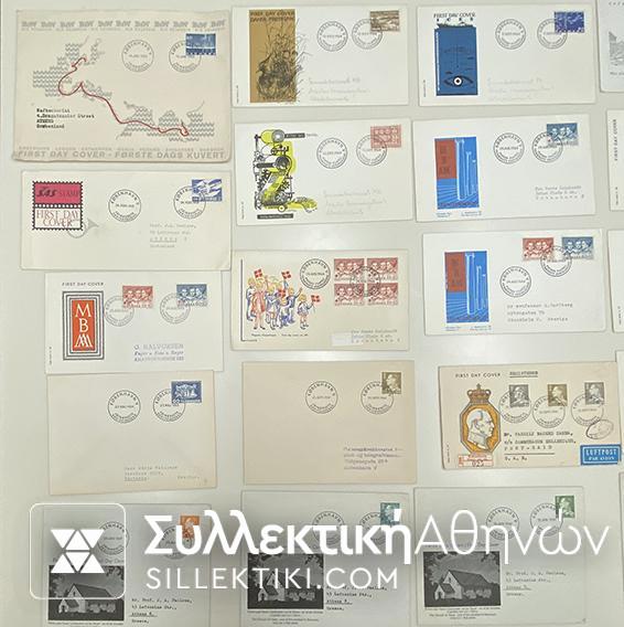 ΔΑΝΙΑ 35 FDC 1961/64