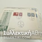 ΣΟΥΗΔΙΑ 6 Φάκελοι με αναμνηστικές σφραγίδες 1963/64 + 7 κάρτες / φάκελοι ταχυδρομημένα