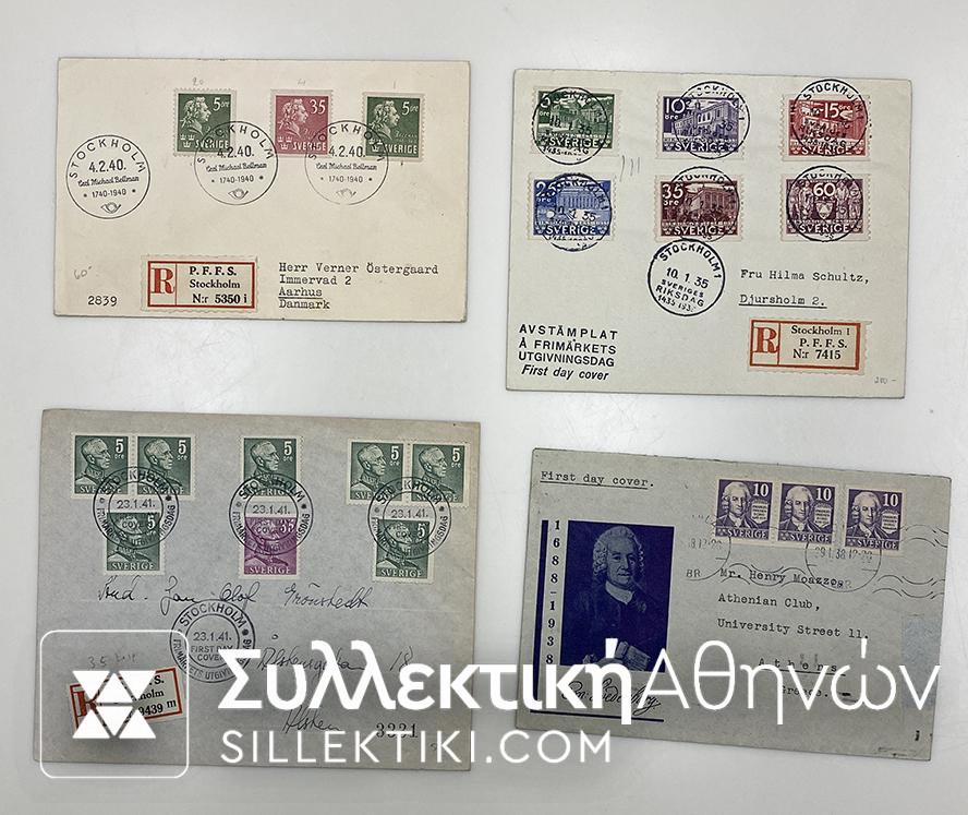 SWEDEN FDC 10/1/1936