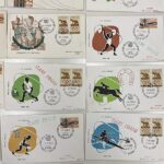 OLYMPIC GAMES 40 Covers , cards .FDC etc